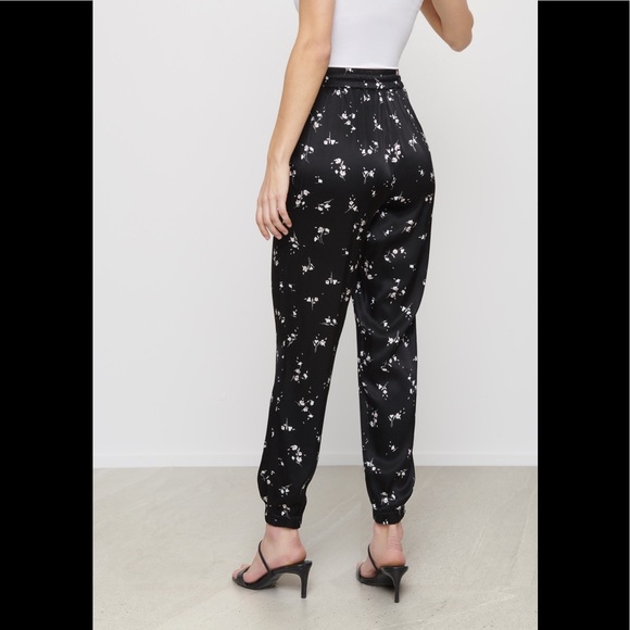 Dynamite| Satin Pants with tie - Picture 3 of 4